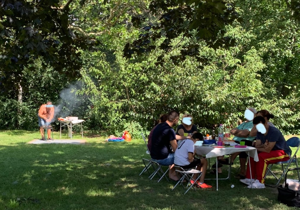 Parrillada en el parque